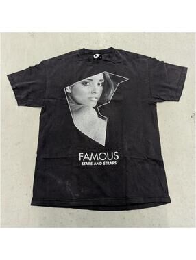 Y2K Famous Stars and Straps logo t-shirt